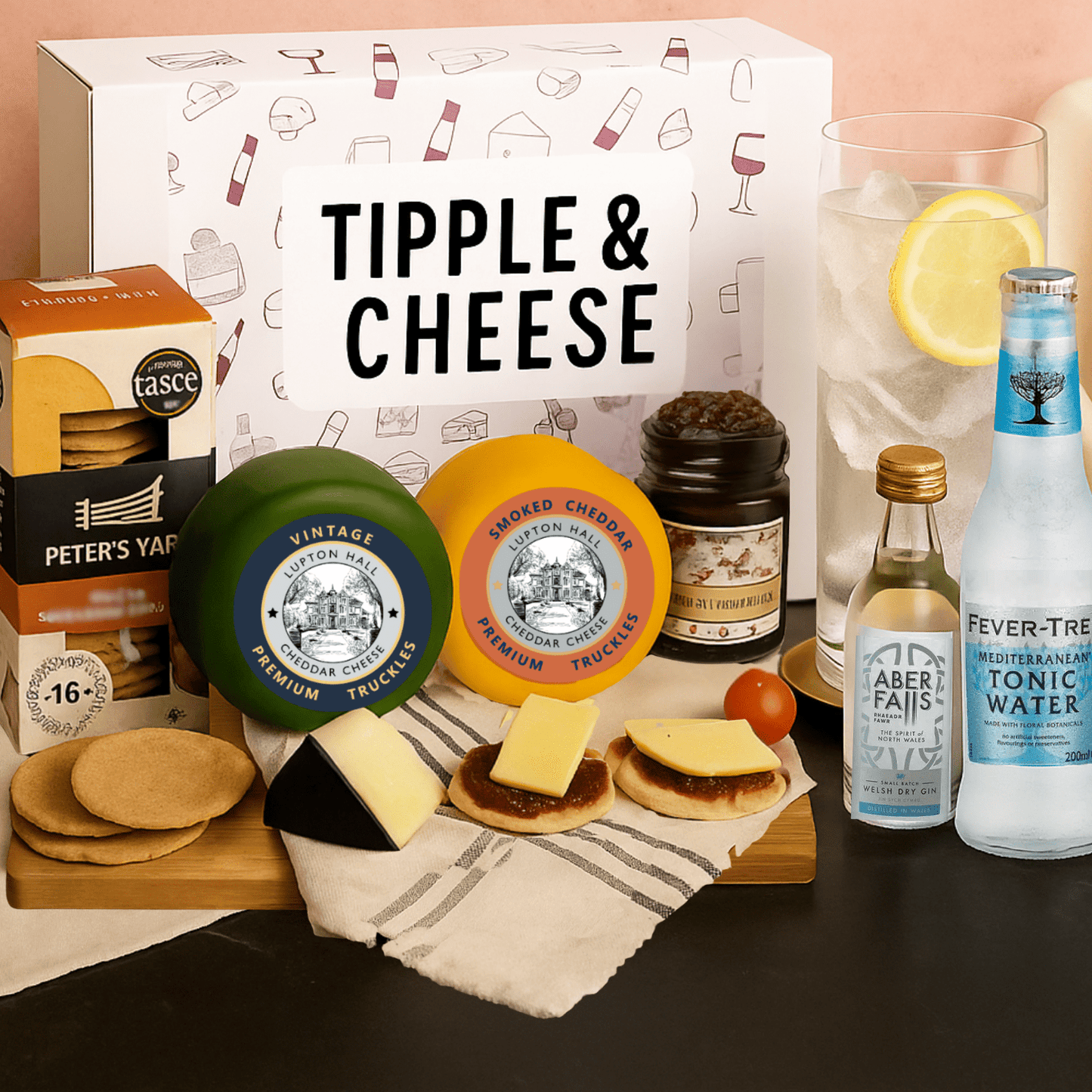 Tipple & Cheese Gift | Cheese Present With a Tipple