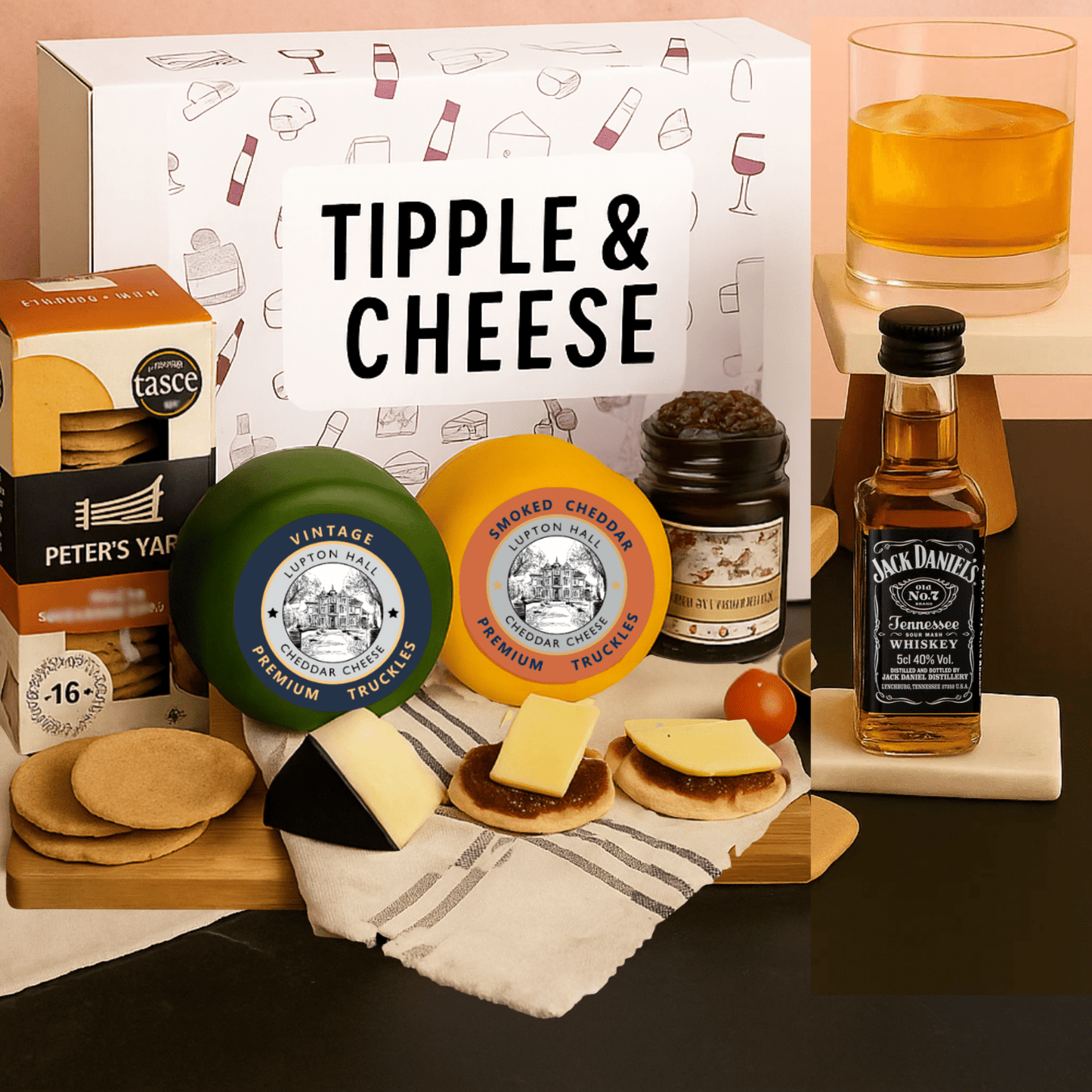 Tipple & Cheese Gift | Cheese Present With a Tipple