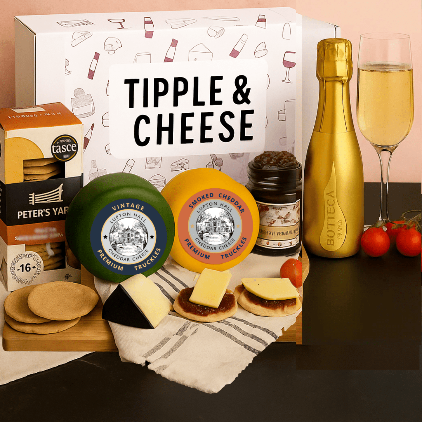 Tipple & Cheese Gift | Cheese Present With a Tipple