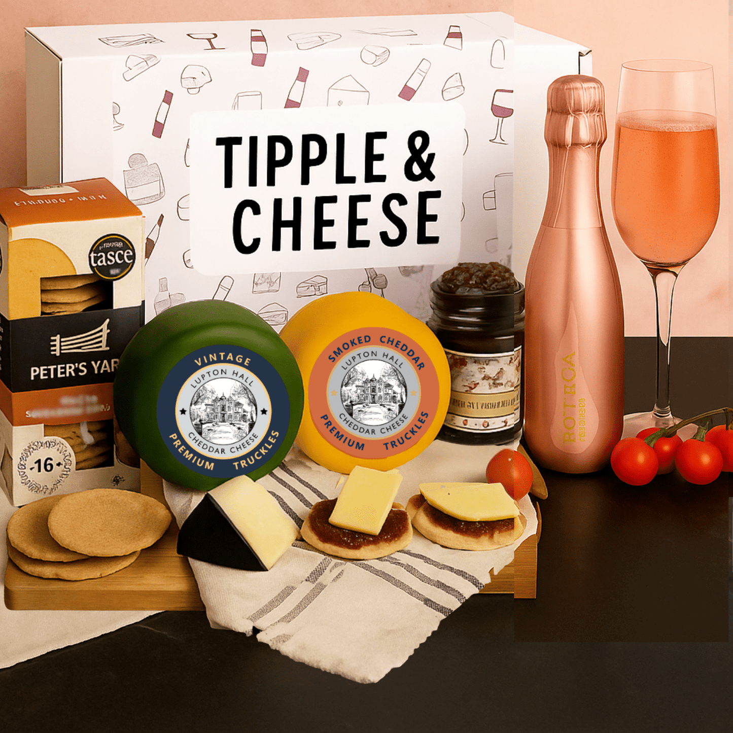 Tipple & Cheese Gift | Cheese Present With a Tipple