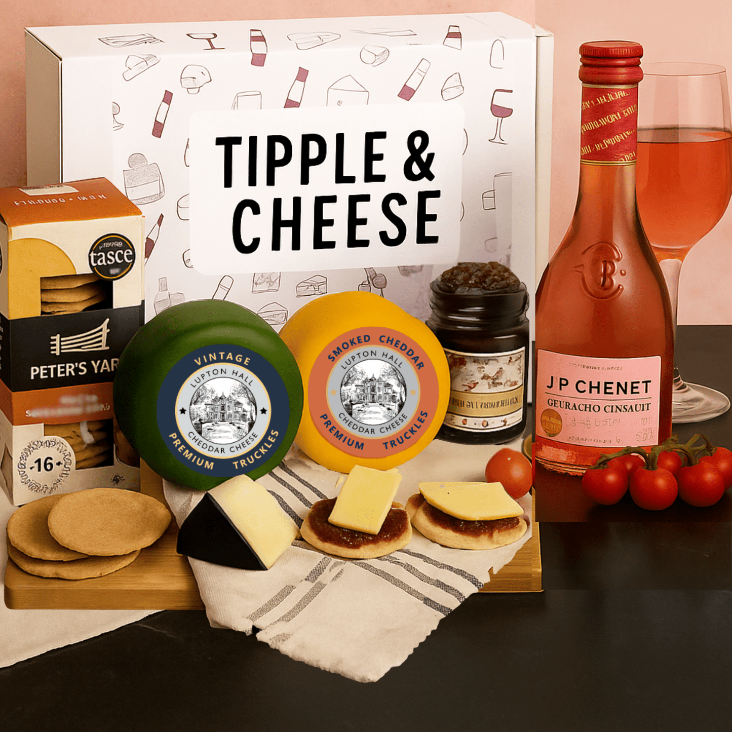 Tipple & Cheese Gift | Cheese Present With a Tipple