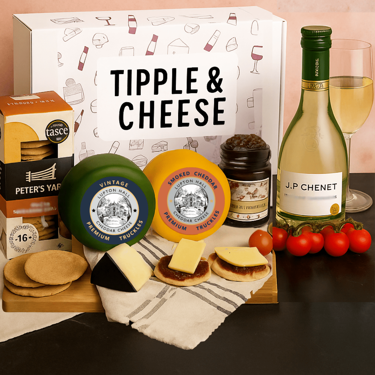 Tipple & Cheese Gift | Cheese Present With a Tipple