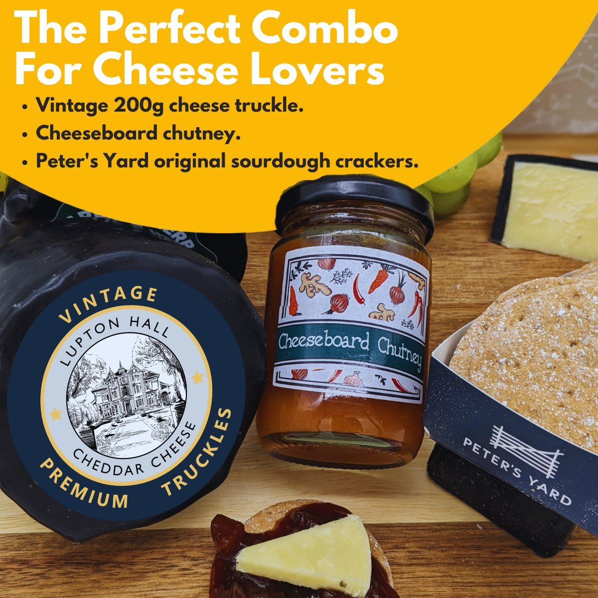 30th Birthday Present Cheese Gift Box Hamper | Happy Birthday - Cheese Hamper