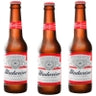 3 x Budweiser Lager (330ml 4.5%)