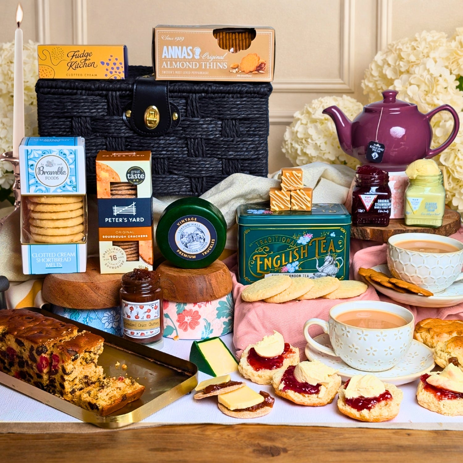 Afternoon Tea Hamper | Perfect Gift For Any Occasion | Classic British at Home Afternoon Tea Gift Set
