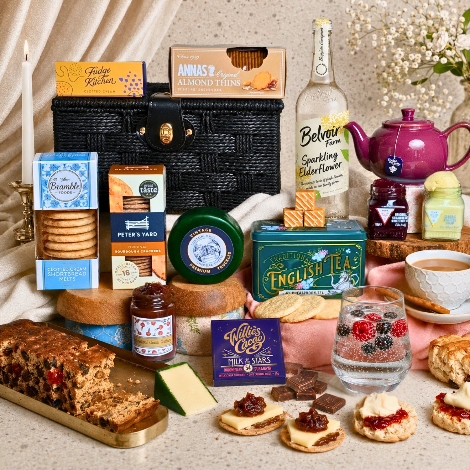 Alcohol Free Gift Hamper Basket | Perfect For Non Drinkers