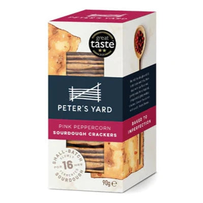 Pink Peppercorn Sourdough Crackers 90g