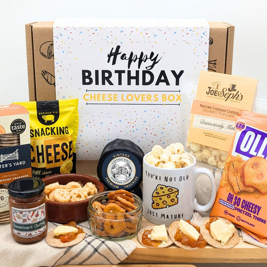 Birthday Cheese Gift Box Hamper | Happy Birthday - Cheese Hamper