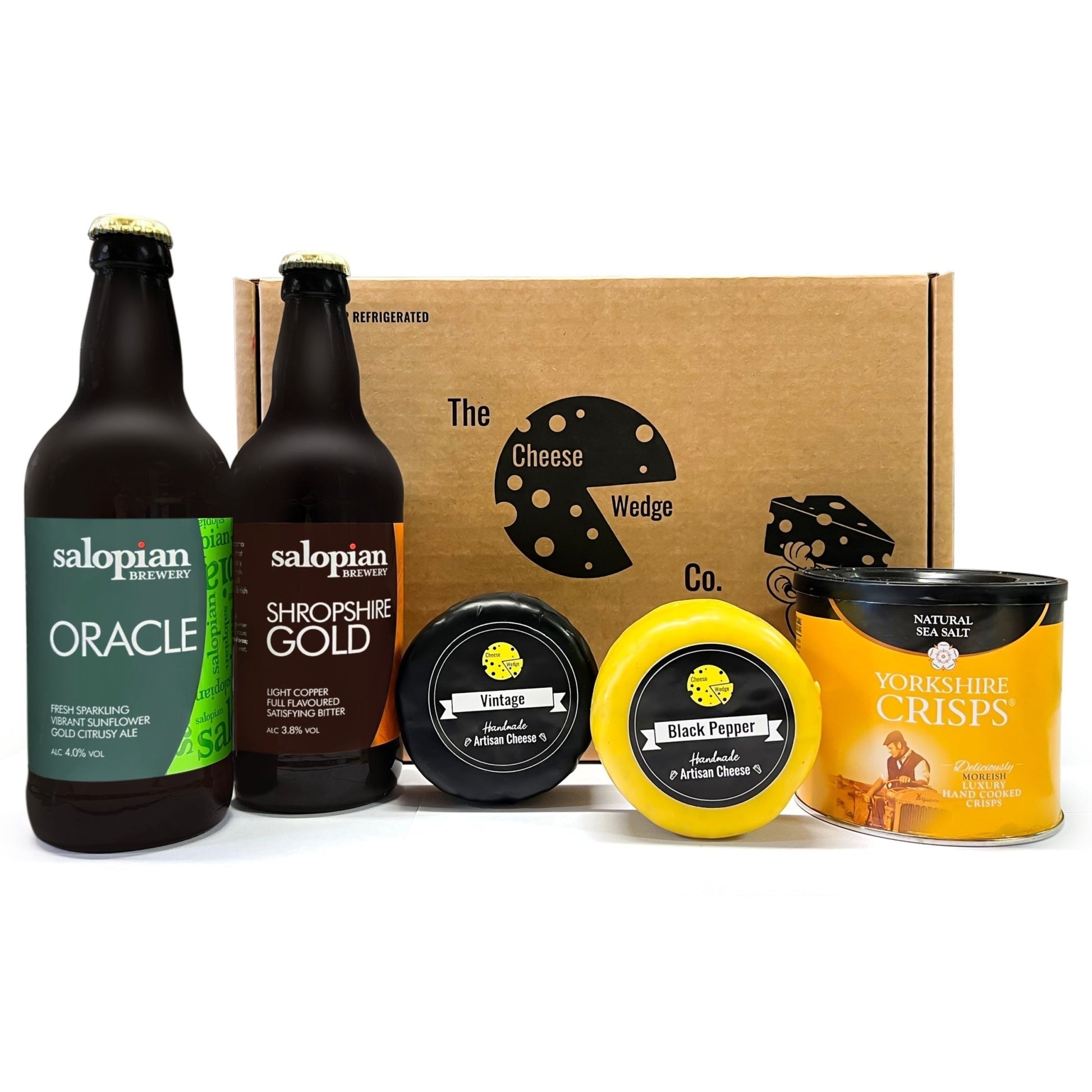 Cheese and Beer Gift Set - Cheese Hamper