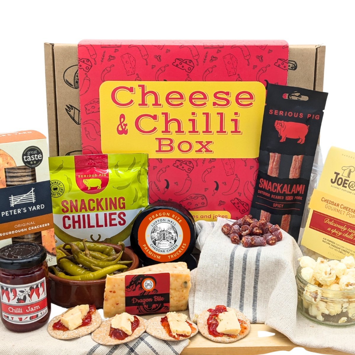 Cheese and Chilli Gift Hamper Box | For Spicy Food Lovers - Cheese Hamper