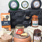 Cheese and Pate Hamper | 3 Cheeses, Pâté, 2 Chutneys & 2 Crackers In Gift Hamper Basket - Cheese Hamper