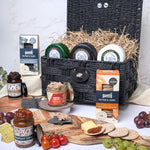 Cheese and Pate Hamper | 3 Cheeses, Pâté, 2 Chutneys & 2 Crackers In Gift Hamper Basket - Cheese Hamper