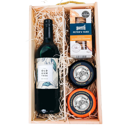 Cheese And Wine Gift Box | A Luxury Night In - Cheese Hamper