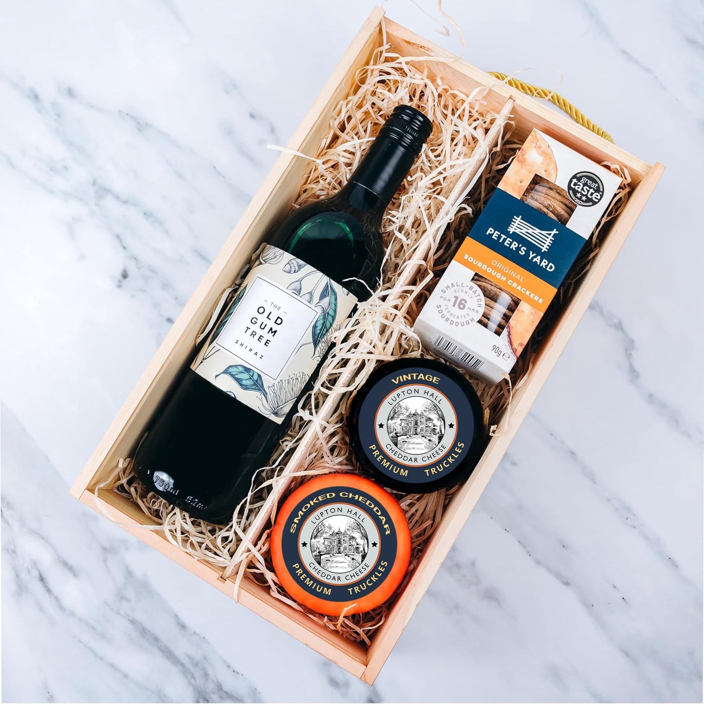 Cheese And Wine Gift Box | A Luxury Night In - Cheese Hamper