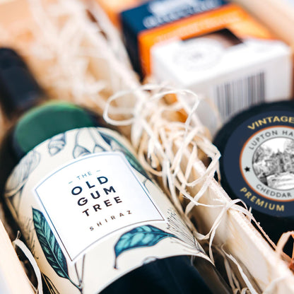 Cheese And Wine Gift Box | A Luxury Night In - Cheese Hamper