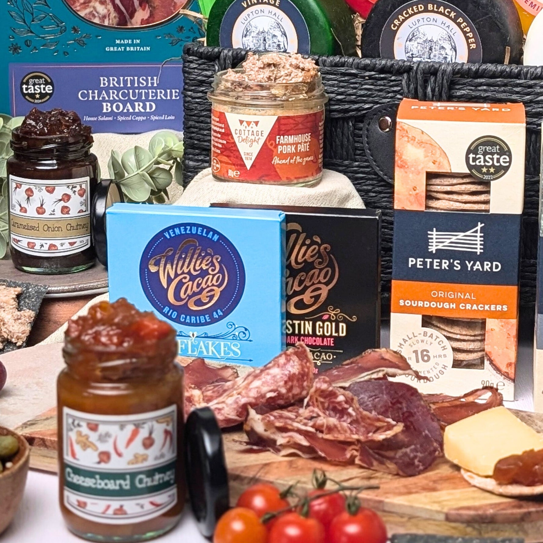 Cheese, Charcuterie, Wine and Gourmet Gift Hamper - Cheese Hamper