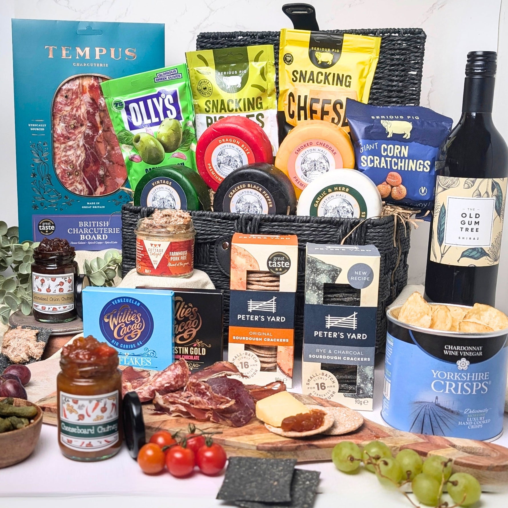 Cheese, Charcuterie, Wine and Gourmet Gift Hamper - Cheese Hamper