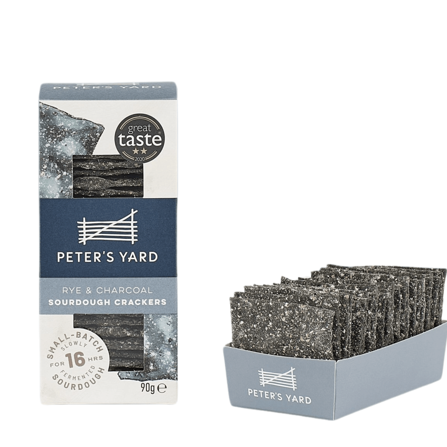 Rye & Charcoal Sourdough Crackers 90g - Cheese Hamper