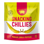 Snacking Chillies Crunchy Spicy Green Pickled Frenk Chillies (40g) - Cheese Hamper