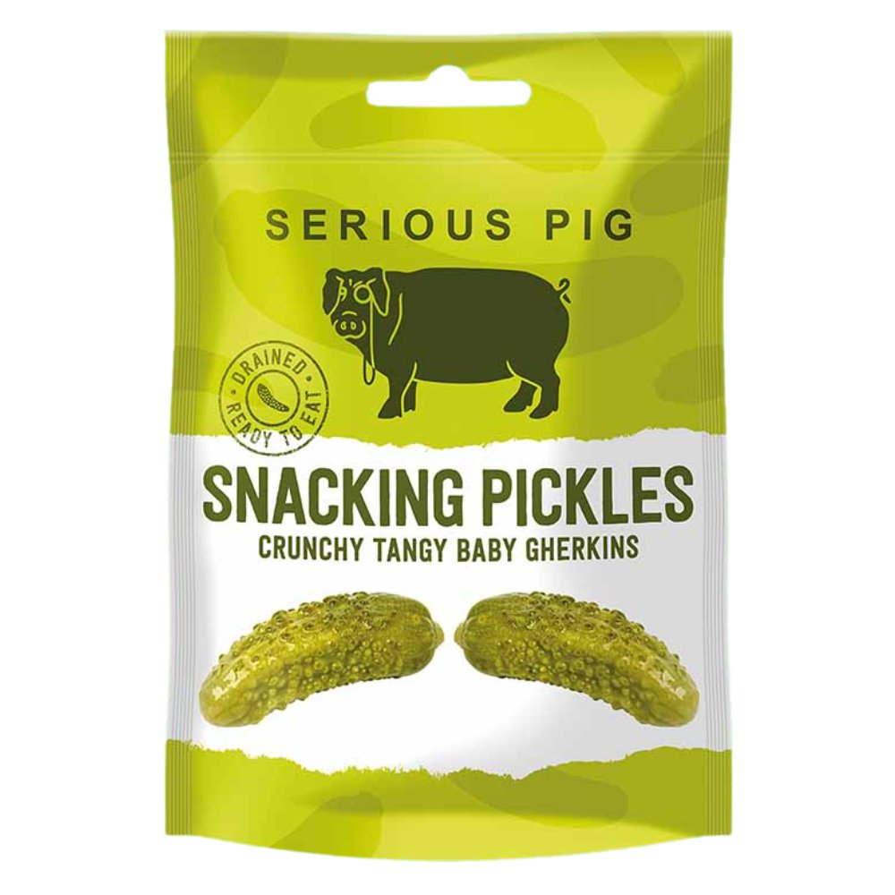 Snacking Pickles Crunchy Tangy Baby Gherkins (40g) - Cheese Hamper